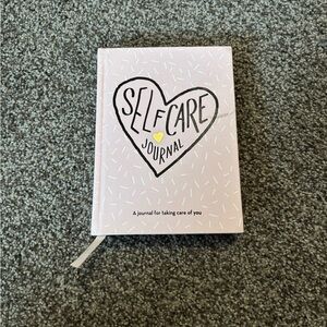 Personal Wellness Journal with Heart Design - Soft Pink